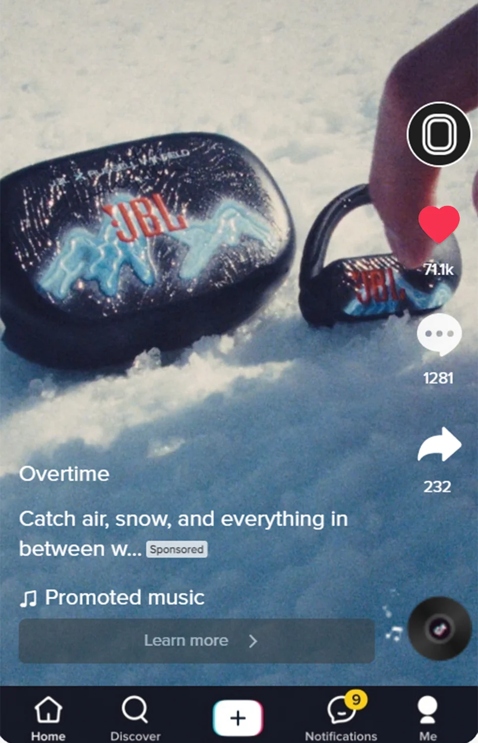 TikTok media example
